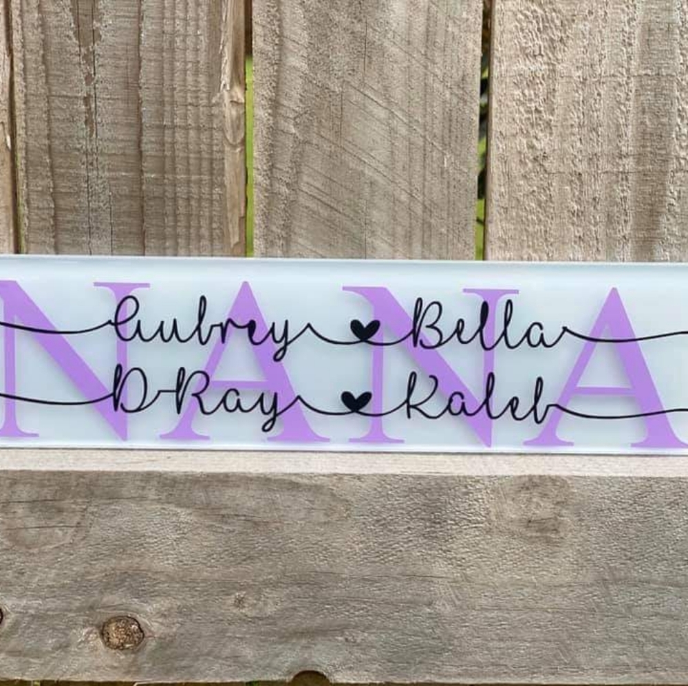 Mom signs